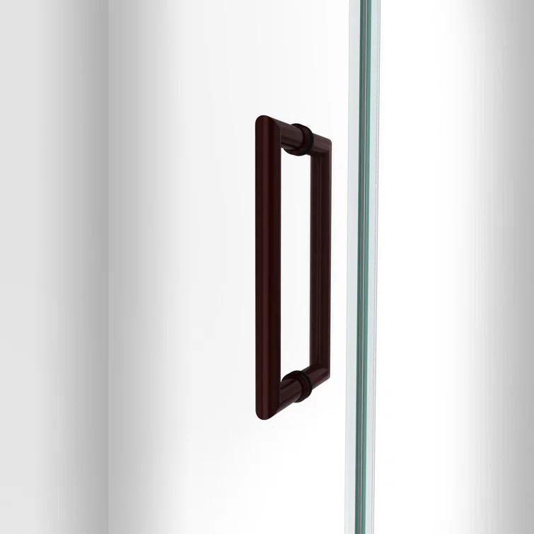 Unidoor-LS 29'' W x 72" H Hinged Frameless Shower Door with ClearMax Technology