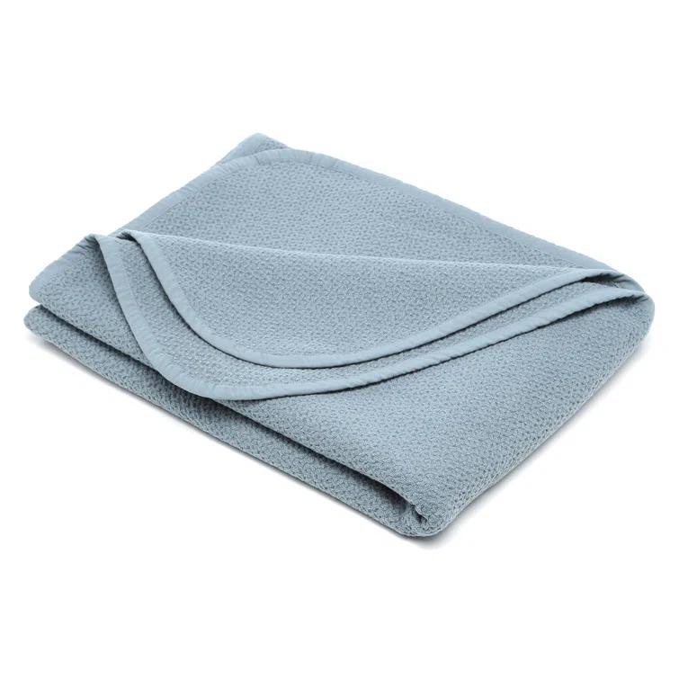 Coyuchi Honeycomb Hand Woven Throw Blanket