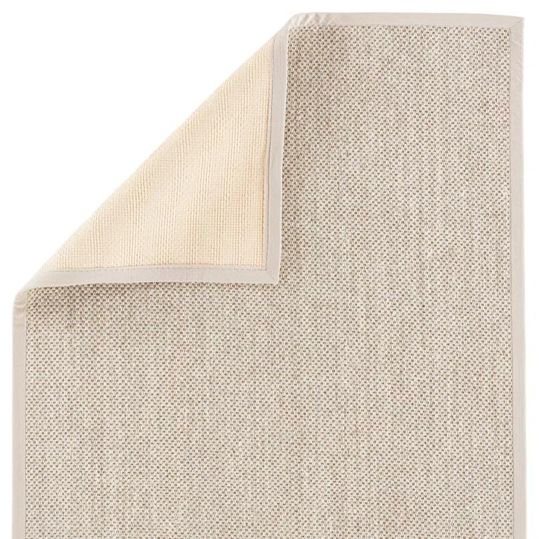 Jaipur Living Neutral 8x10 Large Area Rug, Solid, Beige/Ivory