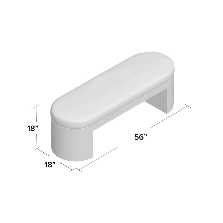 Bernhardt Axiom Polyester Upholstered Bench
