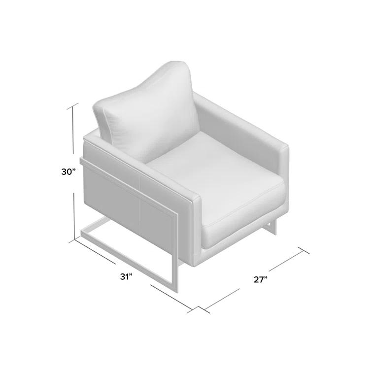 17 Stories Xaniel Upholstered Club Chair