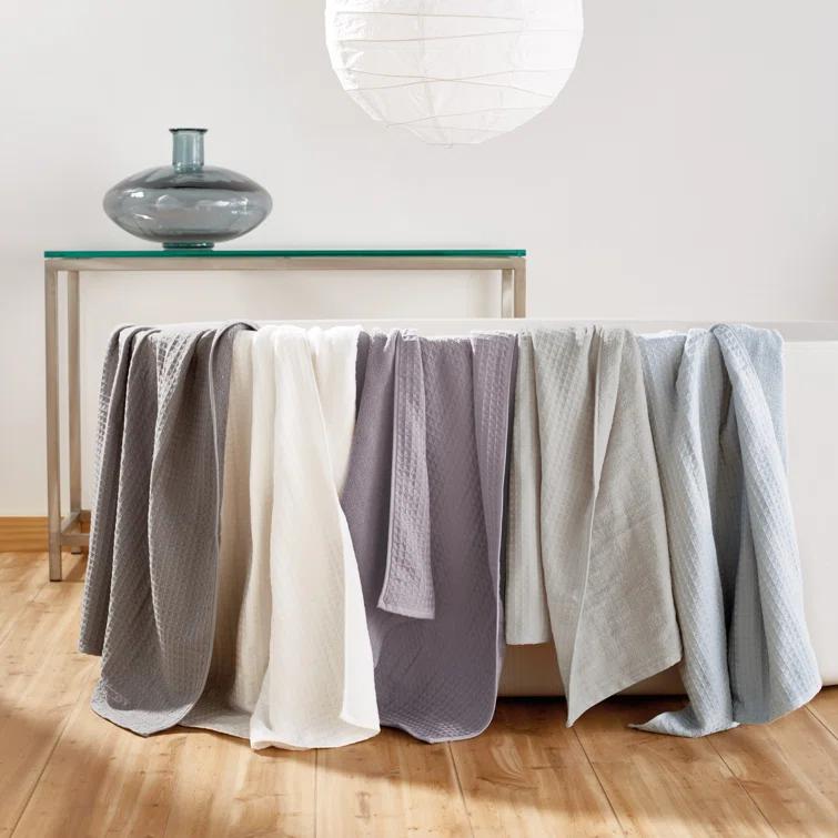Waffle Twist 100% Cotton Bath Towel