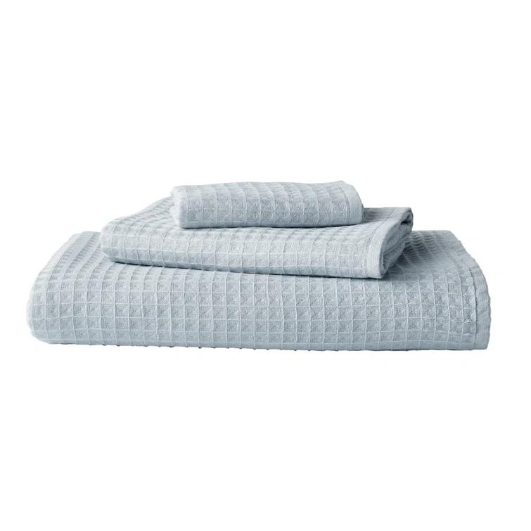 Waffle Twist 100% Cotton Bath Towel