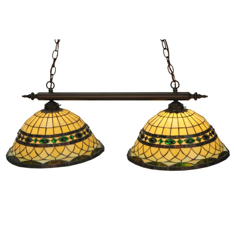 2 - Light Mahogany Bronze Kitchen Island Pendant