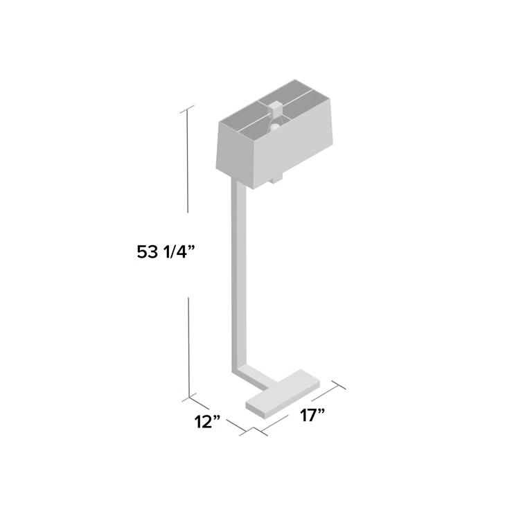 Robert Abbey Doughnut 53.25'' Traditional Floor Lamp