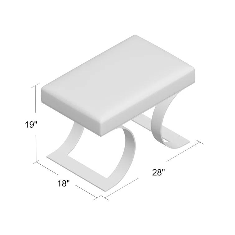 Axiom Polyester Upholstered Bench