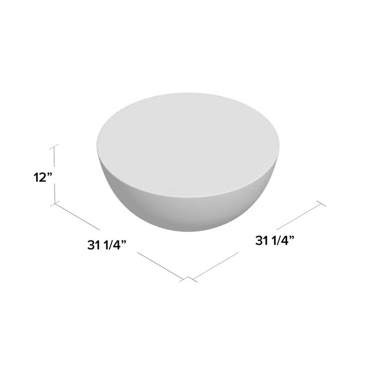 Rebel Round Metal Coffee Table (31")