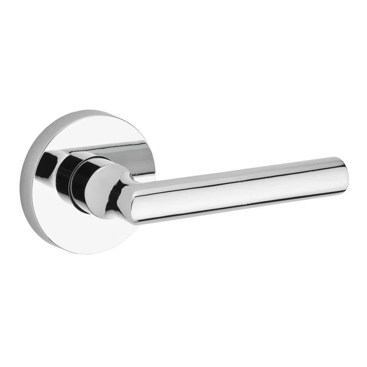 Tube Single Dummy Door Lever with Contemporary Round Rosette