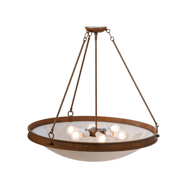 Dionne 6 - Light Brown Single Pendant