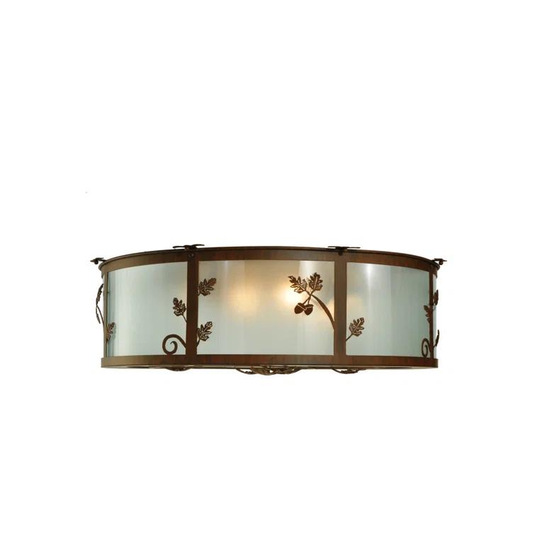 Meyda Lighting Glass Flush Mount