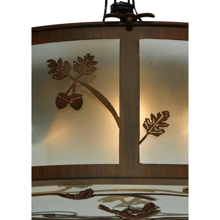 Meyda Lighting Glass Flush Mount
