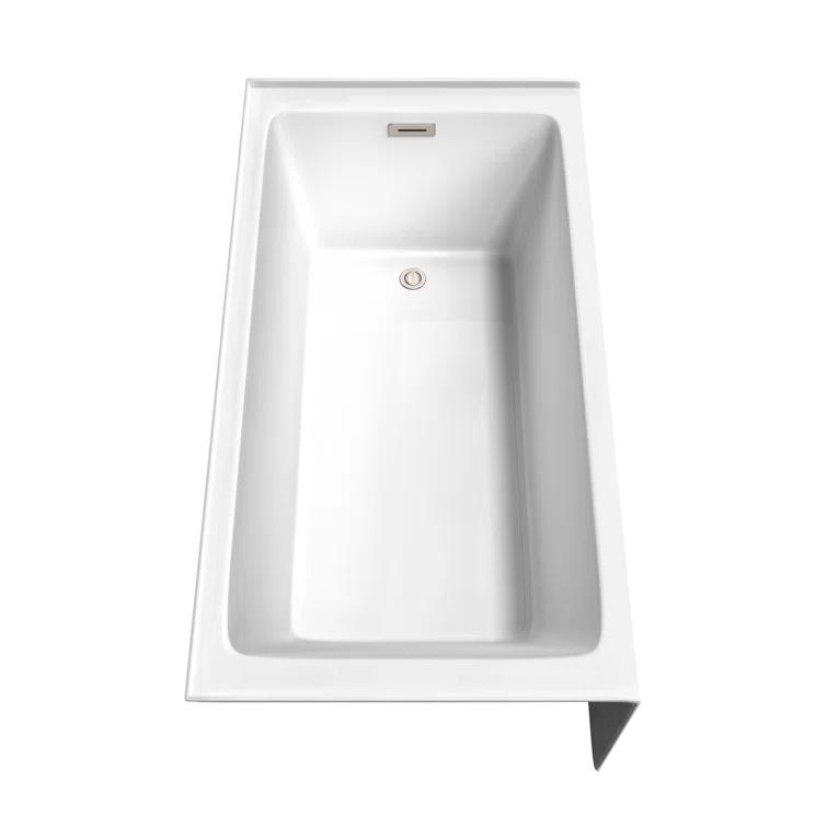 Grayley 60'' x 32'' Alcove Soaking Acrylic Bathtub