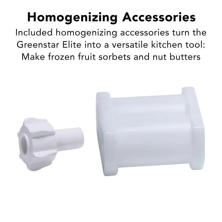 Tribest Greenstar Elite Jumbo Twin Gear Slow Masticating Juicer – White