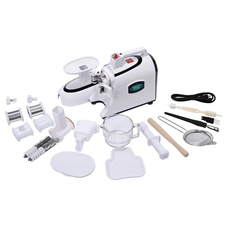 Tribest Greenstar Elite Jumbo Twin Gear Slow Masticating Juicer – White