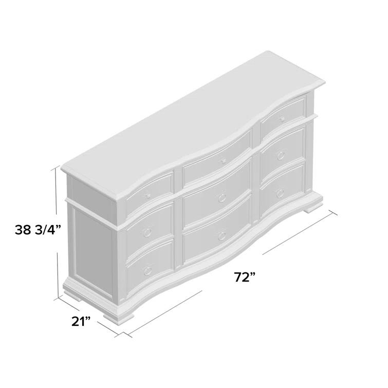 Hill Country 72'' W 9 - Drawer Dresser