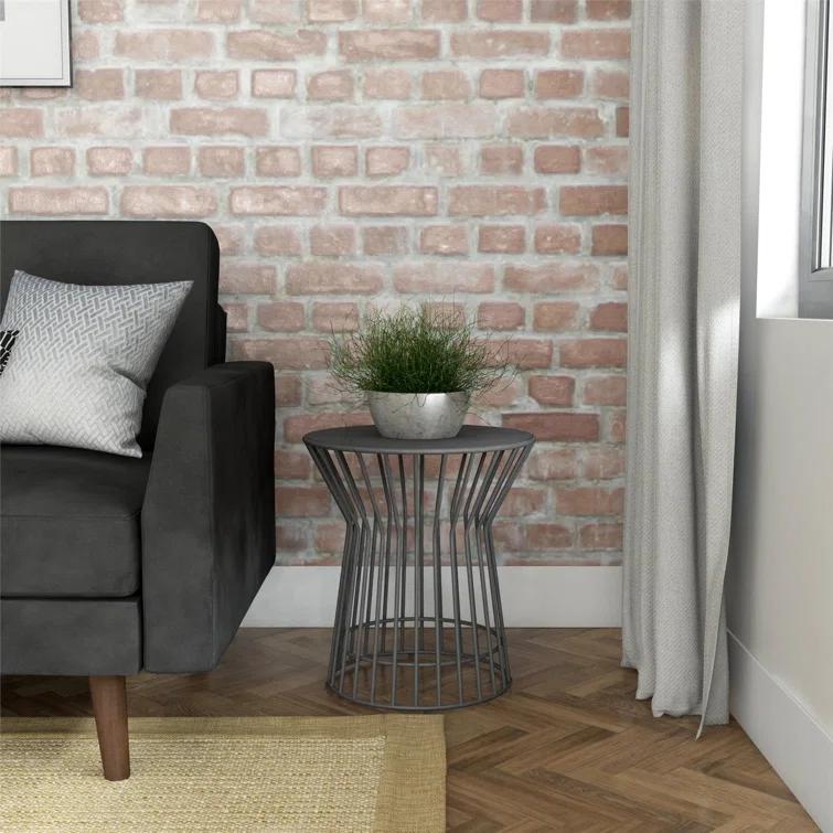 Roberta 20.08'' Metal Outdoor Side Table
