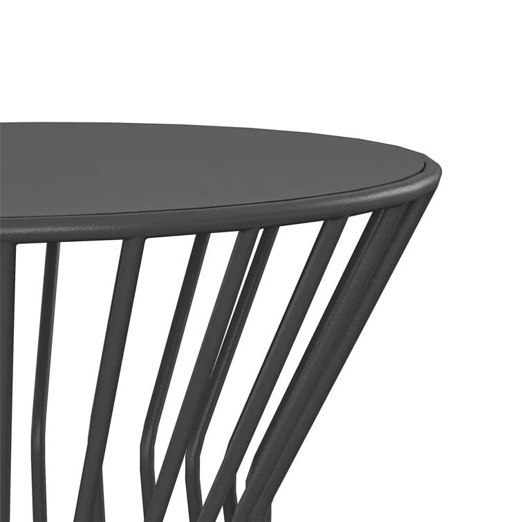 Roberta 20.08'' Metal Outdoor Side Table