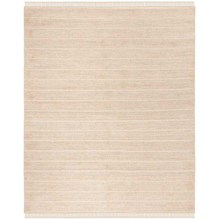 Natural Fiber NF550 Hand Woven Area Rug - Ivory/Ivory - 5'x8' - Safavieh.