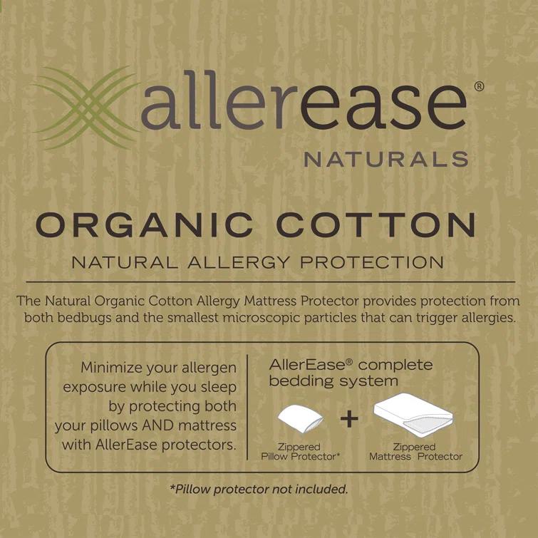 AllerEase Naturals Mattress Pad