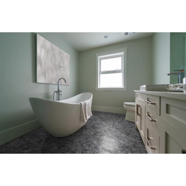 Sliced Pebble Mosaic Wall & Floor Tile