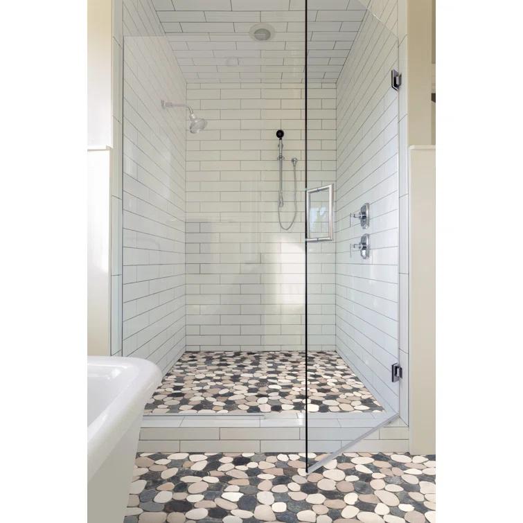 Sliced Pebble Mosaic Wall & Floor Tile