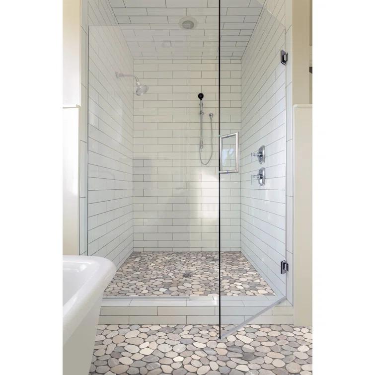 Sliced Pebble Mosaic Wall & Floor Tile