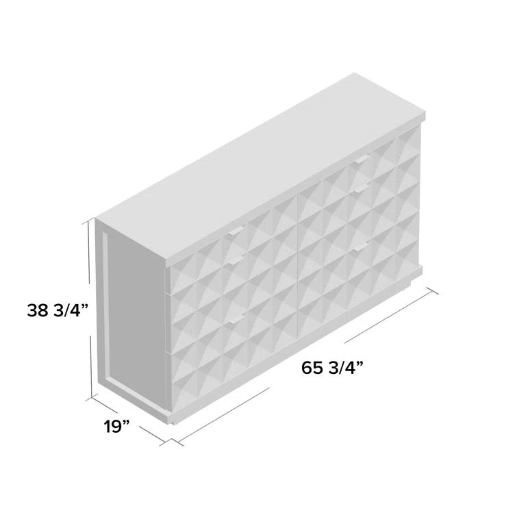 Axiom 65.56'' W 6 - Drawer Dresser
