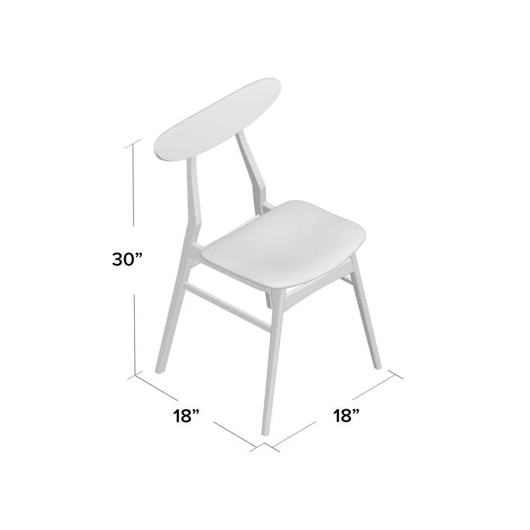 Hartford Dining Chair in Warm Gray/Walnut