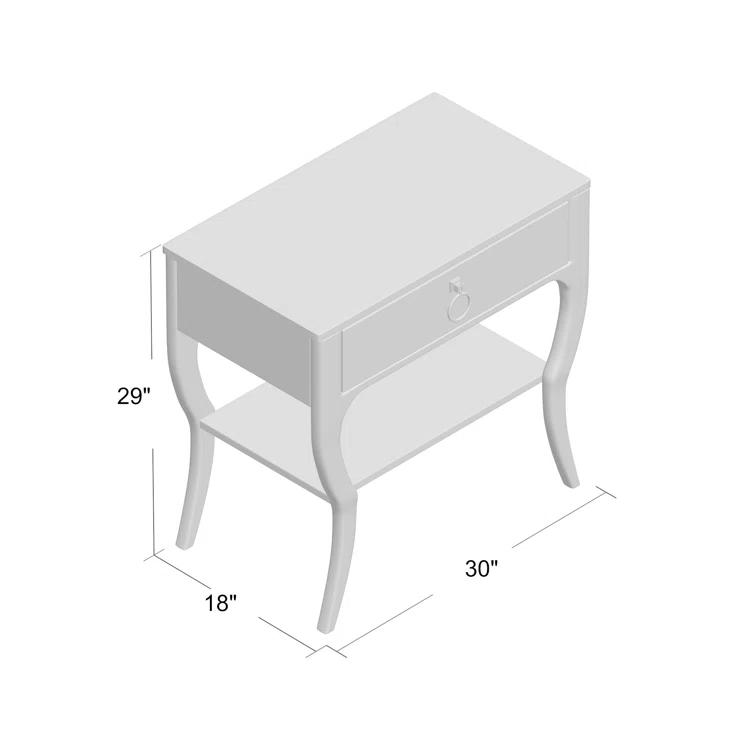 Regan 1 - Drawer Nightstand