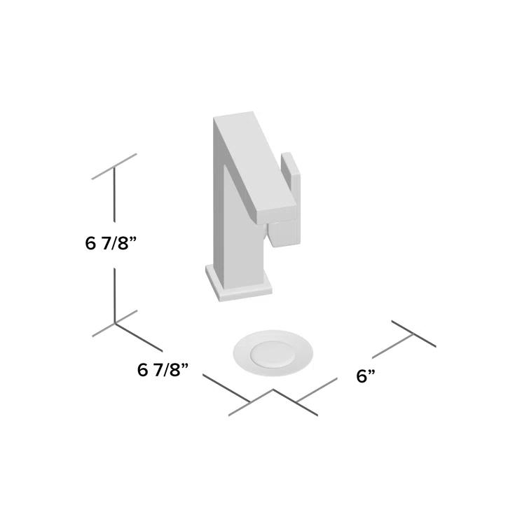 Pioneer 3MO180 Mod Single-Hole Single-handle Bathroom Faucet with Drain Assembly