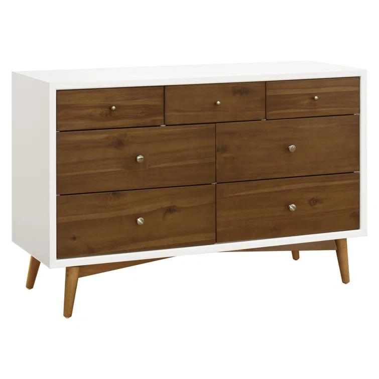 Palma 7 Drawer 53" W Double Dresser