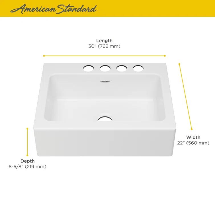 Delancey 30'' L Farmhouse / Apron Single Bowl Cast Iron Kitchen Sink
