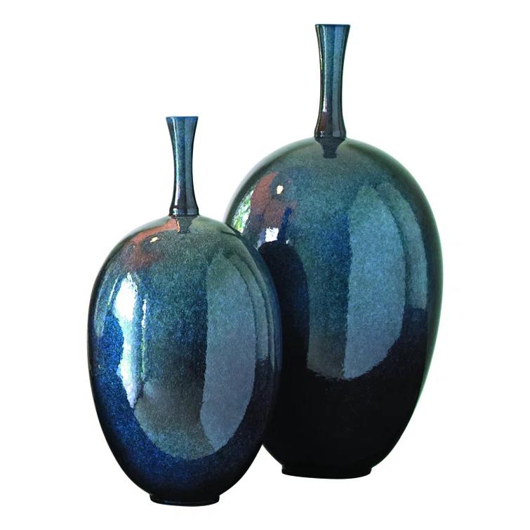 Global Views Ovoid Vase-Celestial-Sm