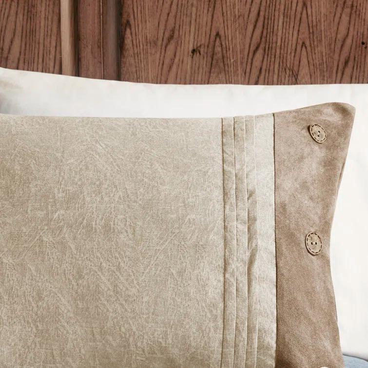 Madison Park Boone 7 Piece Faux Suede Comforter Set