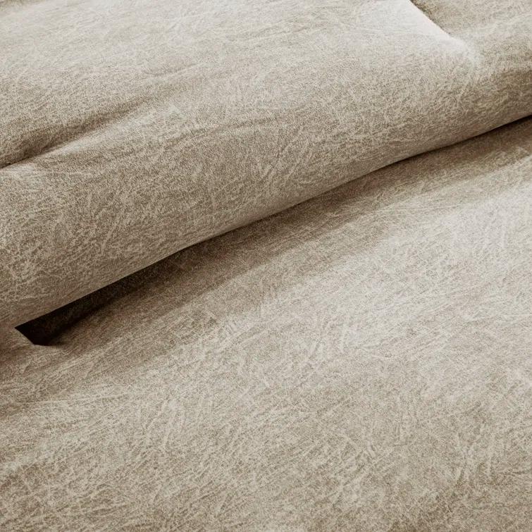 Madison Park Boone 7 Piece Faux Suede Comforter Set