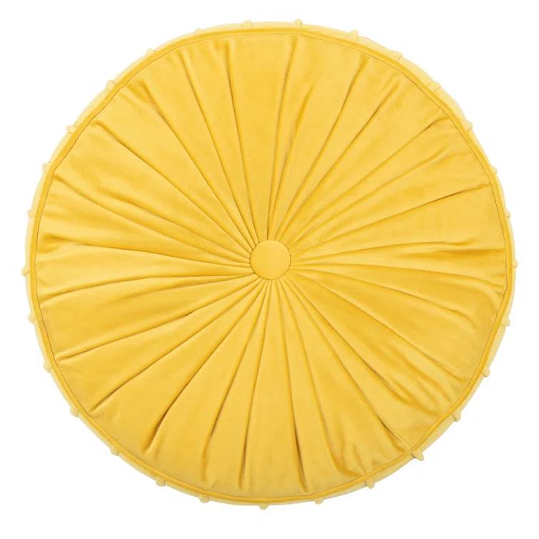 Clary Buttons Throw Pillow