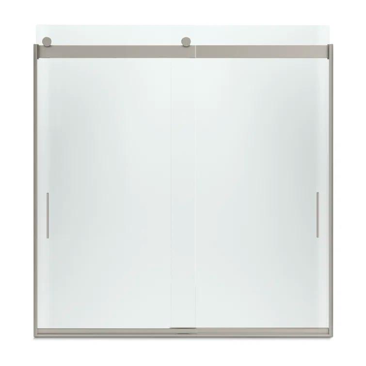 Levity 59.62" x 62" Bypass Bath Door with CleanCoat® Technology