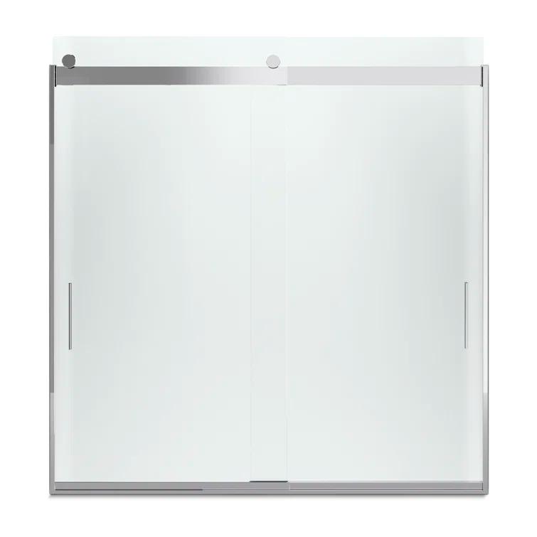 Levity 59.62" x 62" Bypass Bath Door with CleanCoat® Technology