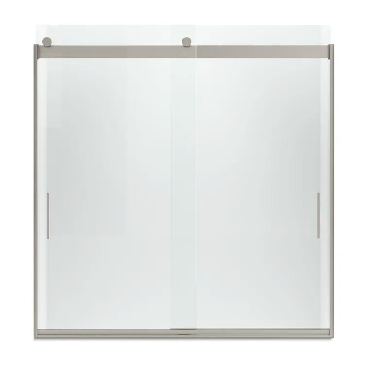 Levity 59.62" x 62" Bypass Bath Door with CleanCoat® Technology