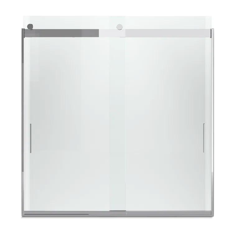 Levity 59.62" x 62" Bypass Bath Door with CleanCoat® Technology