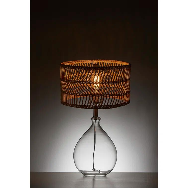 Teardrop Glass Table Lamp
