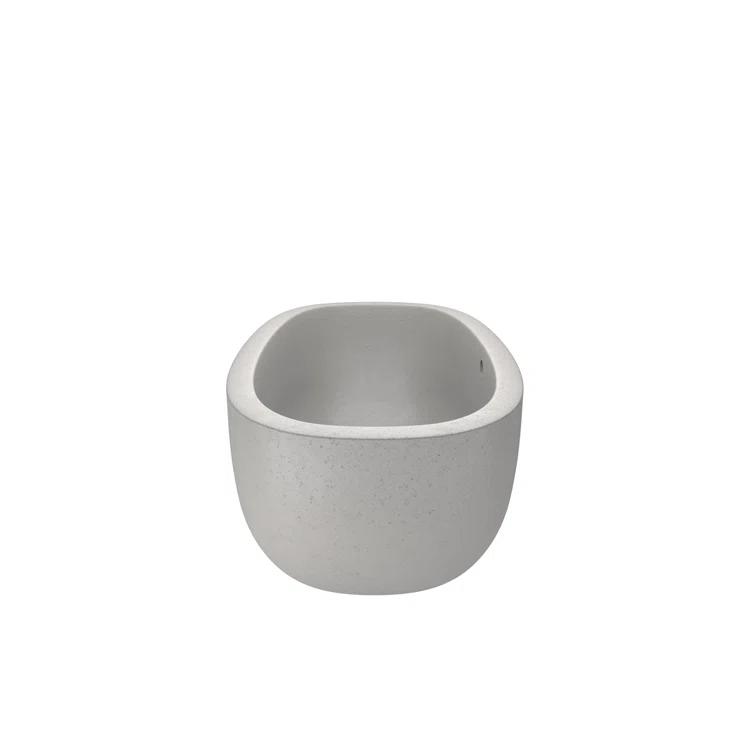 Holas 72" Handcrafted Freestanding Concrete Bathtub
