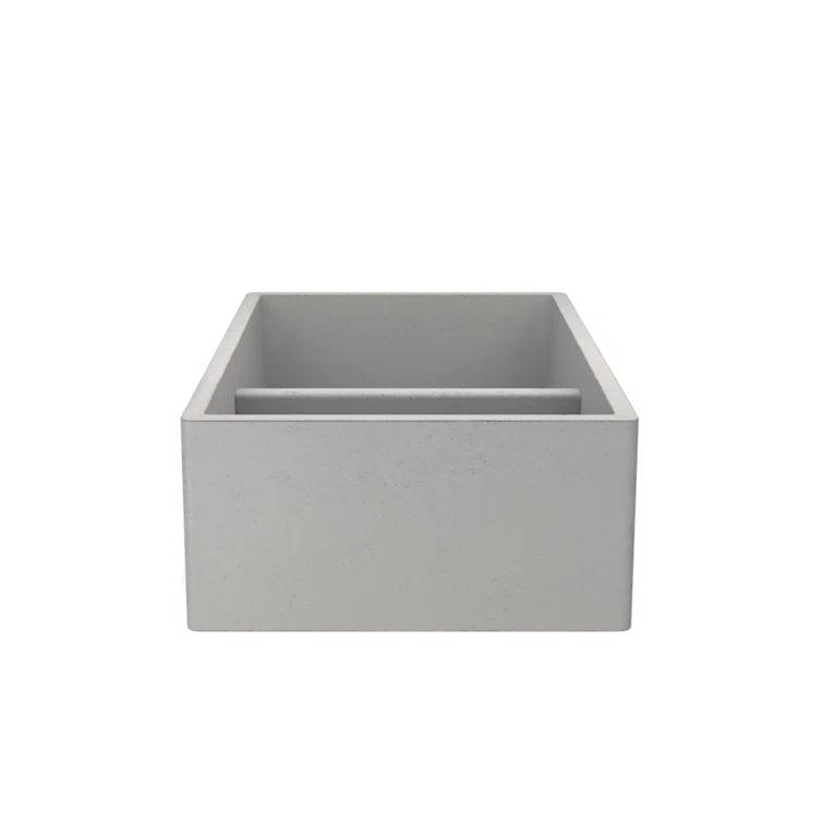 Farmhouse 33" L x 21" W Double Basin Farmhouse/Apron Kitchen Sink