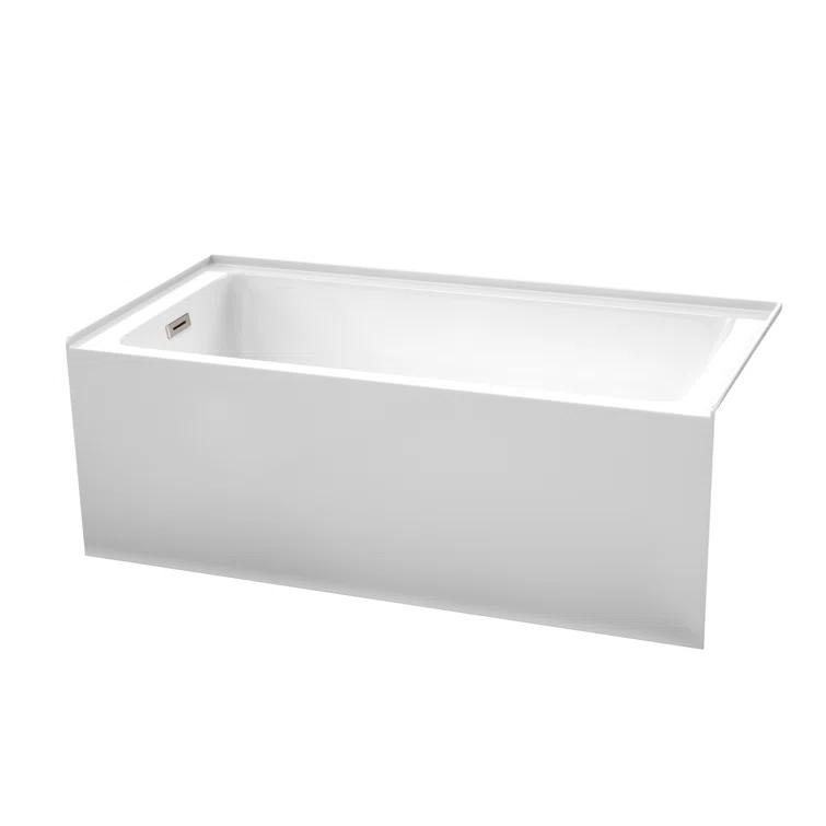 Grayley 60'' x 30'' Alcove Soaking Acrylic Bathtub