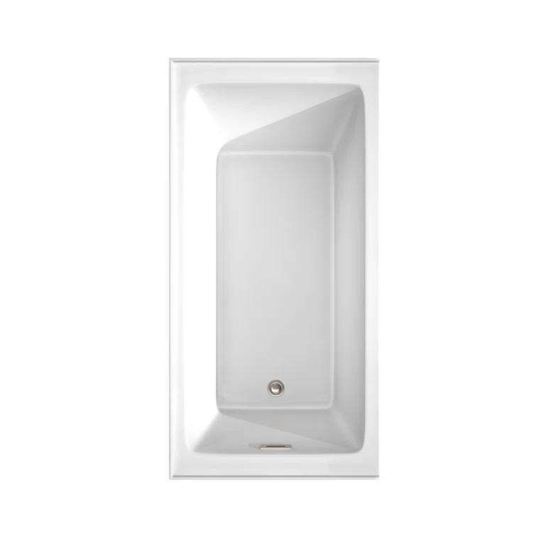 Grayley 60'' x 30'' Alcove Soaking Acrylic Bathtub