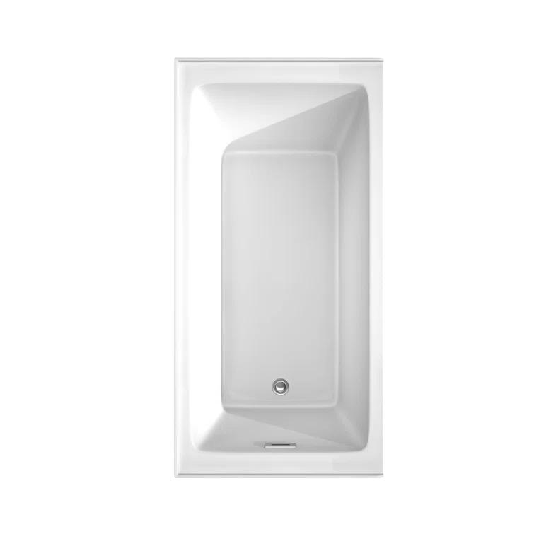 Grayley 60'' x 30'' Alcove Soaking Acrylic Bathtub