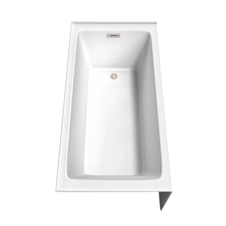 Grayley 60'' x 30'' Alcove Soaking Acrylic Bathtub