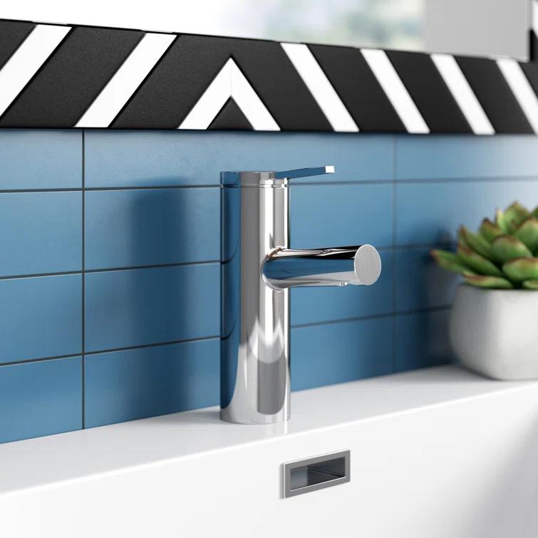 Kohler Elate Single-Handle Bathroom Faucet with Pop-Up Drain Assembly, One Hole Bathroom Sink Faucet, 1.2 gpm