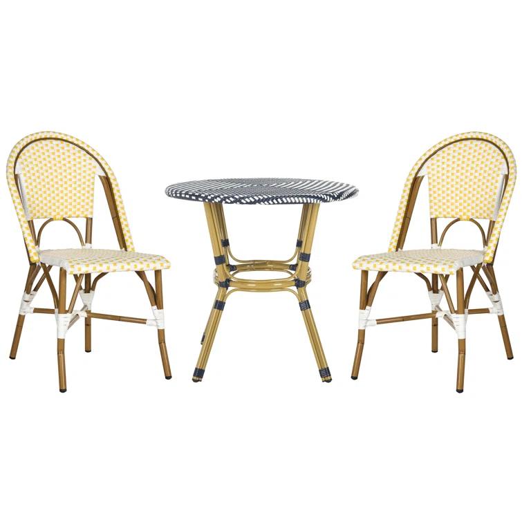 Casidy Polyethylene (PE) Wicker Wicker Outdoor Dining Side Chair