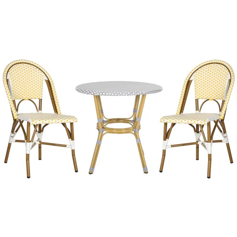 Casidy Polyethylene (PE) Wicker Wicker Outdoor Dining Side Chair